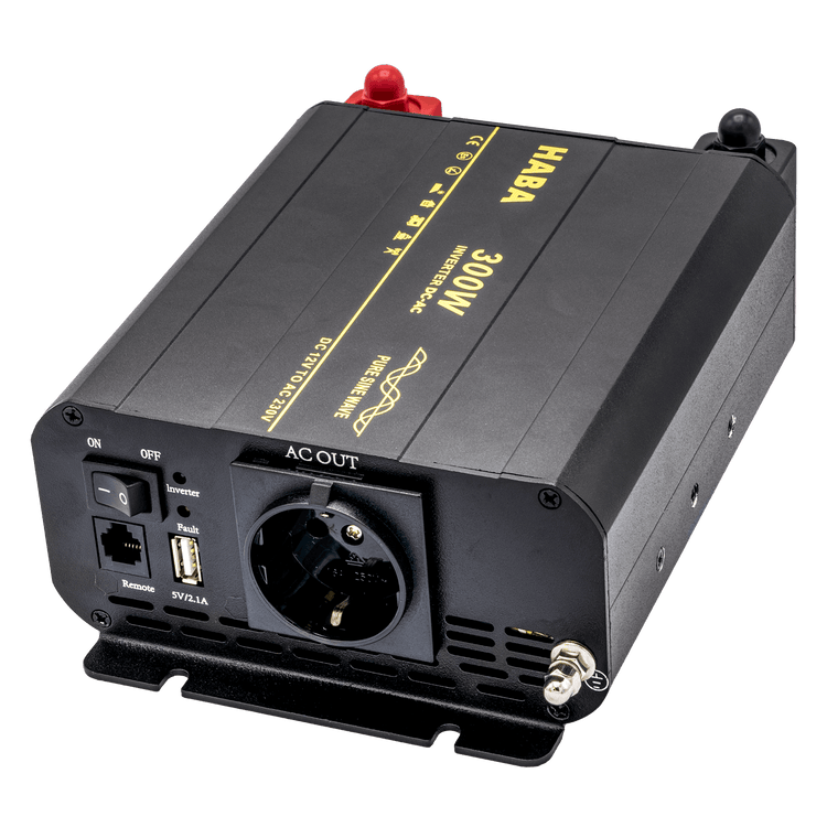 Onduleur à onde sinusoïdale pure pour camping-car et caravane - 300w
