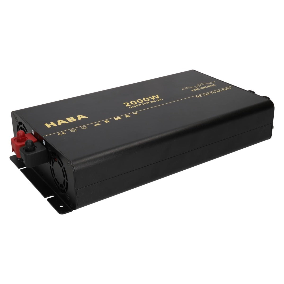 Onduleur à onde sinusoïdale pure 12v-230v - 2000w avec priorité ca