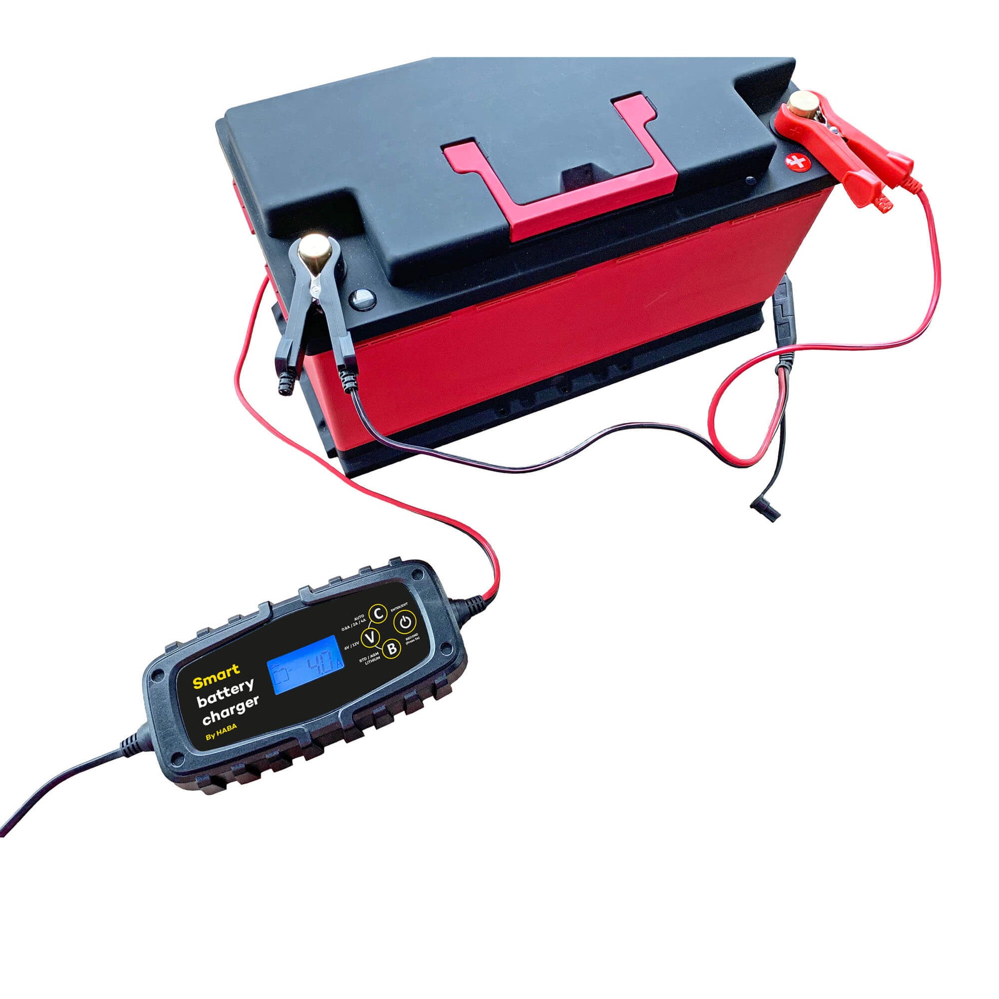 Chargeur de batterie intelligent chargeur de batterie intelligent pour batteries au plomb, au lithium et AGM
