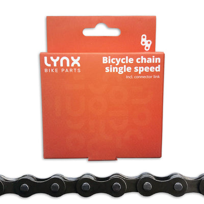 Chaîne de vélo Lynx - Chaîne standard, 112 maillons, 1 2 x 1 8, gris