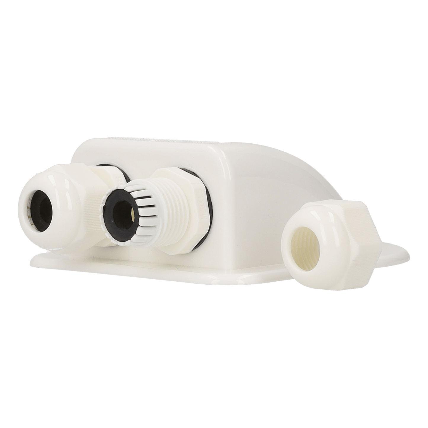 Conduit de toit blanc pour le câblage des panneaux solaires