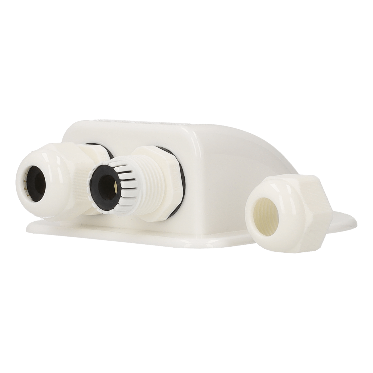 Conduit de toit blanc pour le câblage des panneaux solaires
