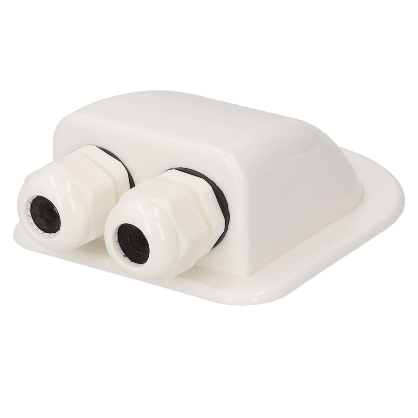 Conduit de toit blanc pour le câblage des panneaux solaires