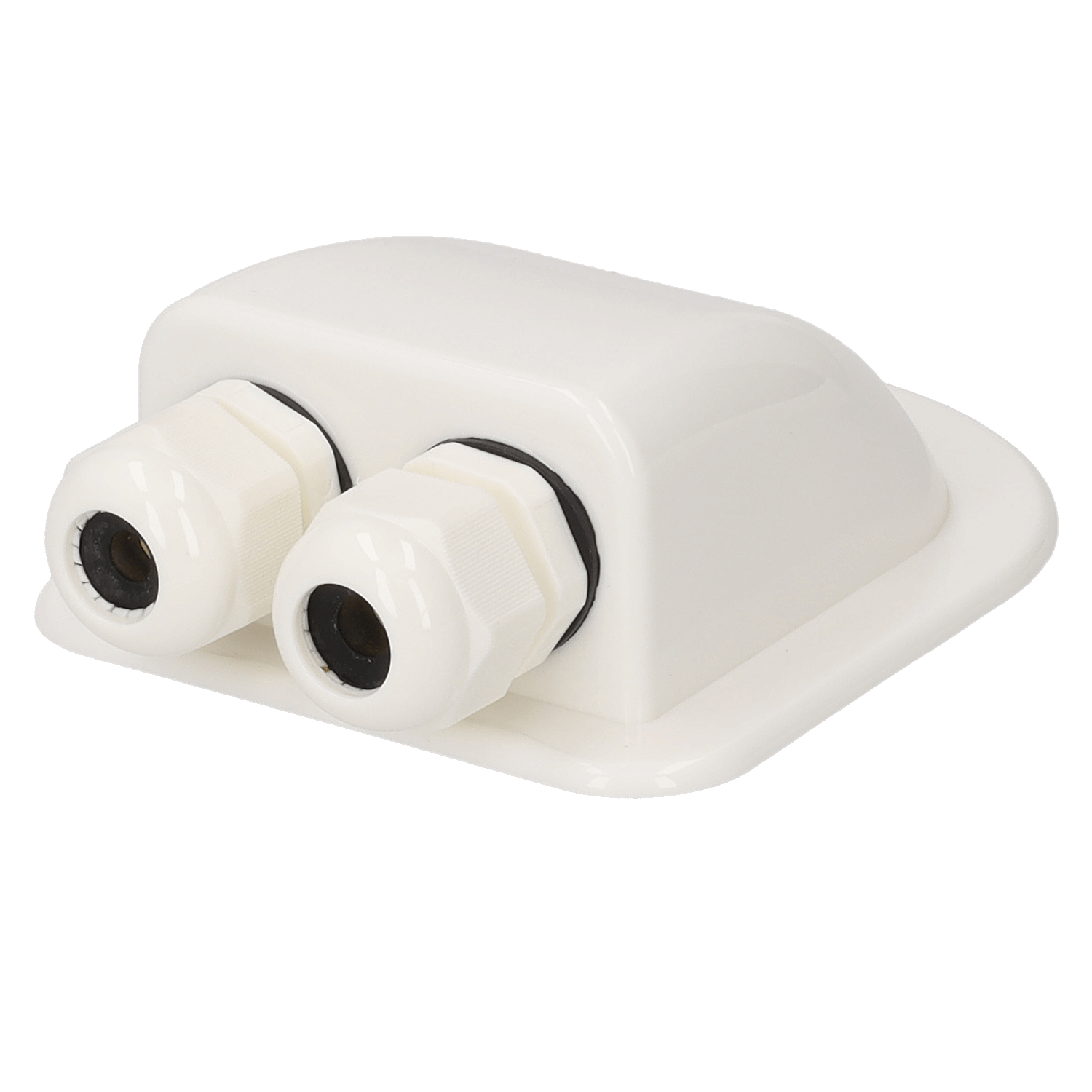 Conduit de toit blanc pour le câblage des panneaux solaires