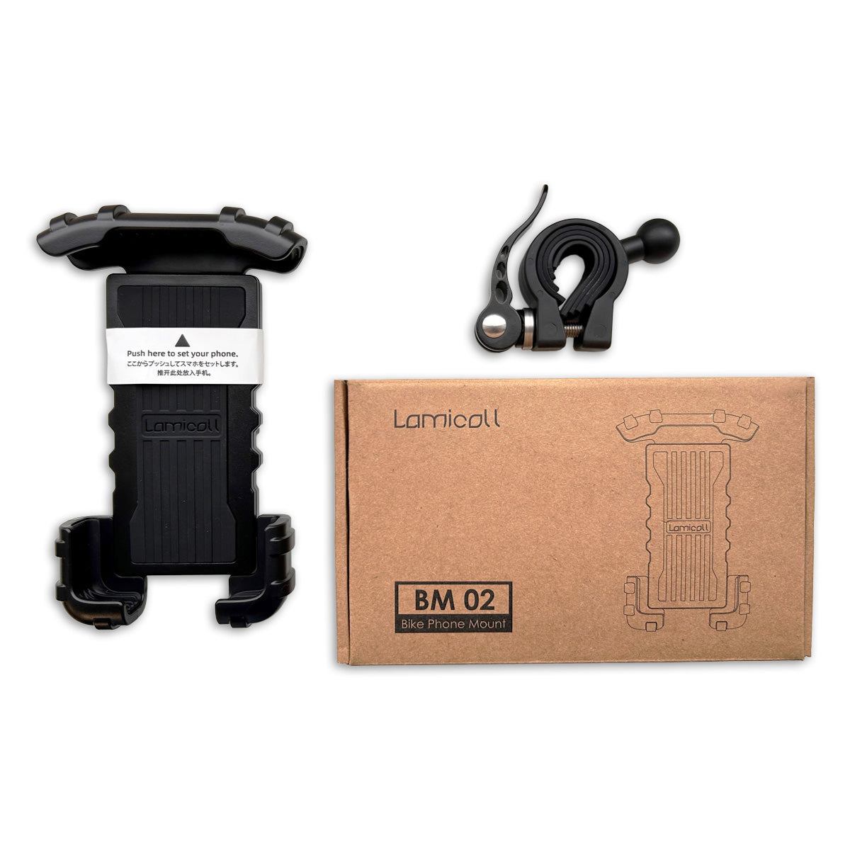 Paute de téléphone universel Claw Black