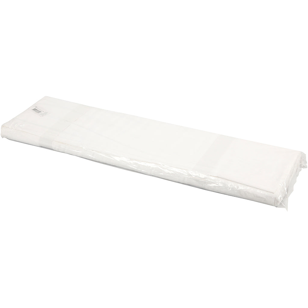 Tissu Creativ company, l: 145 cm, 140 gr, blanc, 10 m 1 rouleau