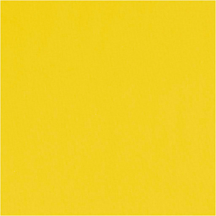 Tissu Creativ company, l: 145 cm, 140 gr, jaune, 10 m 1 rouleau