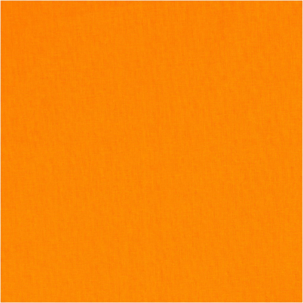 Tissu Creativ company, l: 145 cm, 140 gr, orange, 2 m 1 boîte