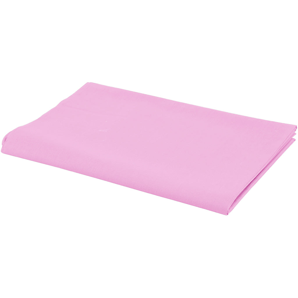 Tissu Creativ company, l: 145 cm, 140 g, rose, 1 m.