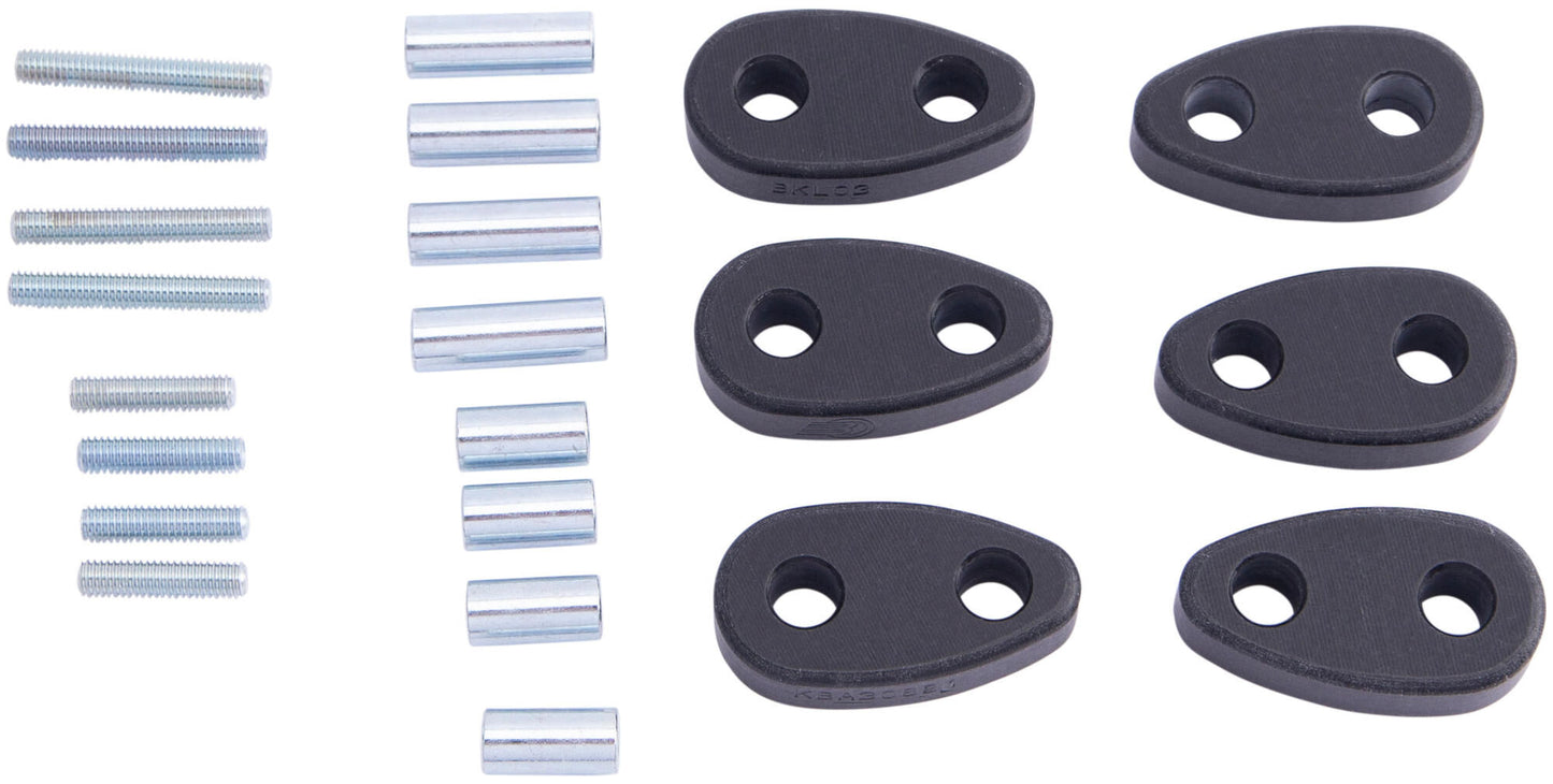 Éléments de distance d'extension de miroir Spec-x verkl spgl noir