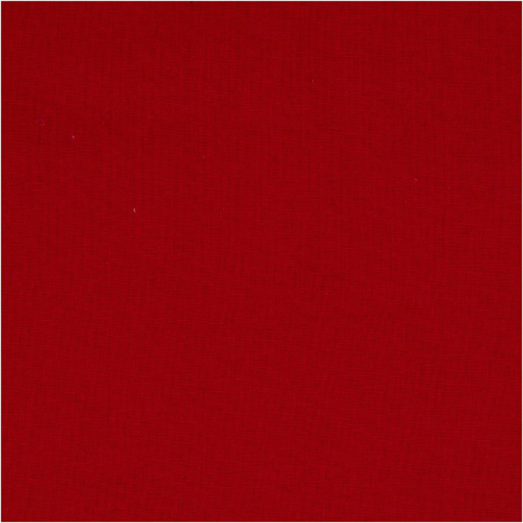 Tissu Creativ company, l: 145 cm, 140 gr, rouge, 10 m 1 rouleau