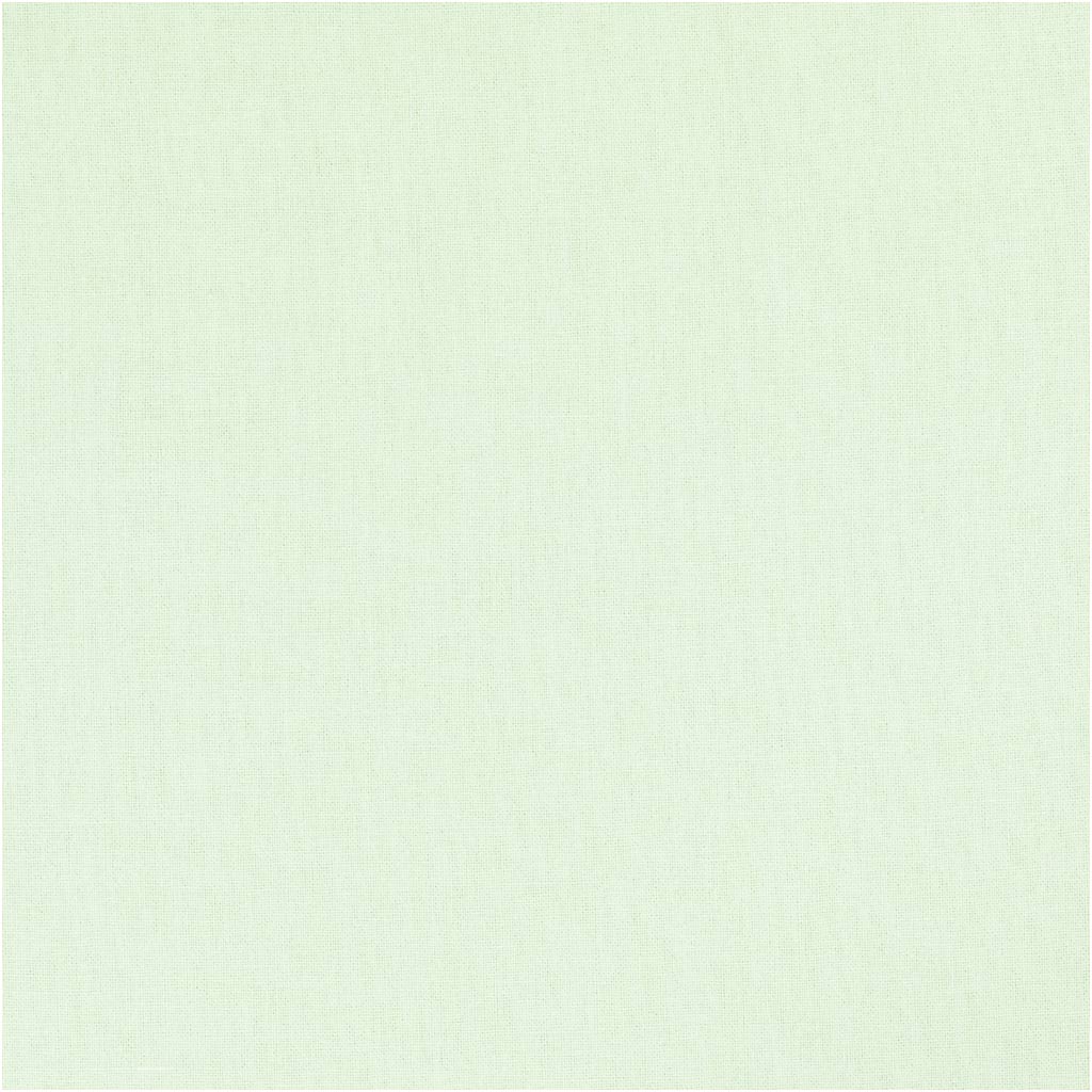 Tissu Creativ company, l: 145 cm, 140 gr, vert clair, 2 m 1 boîte