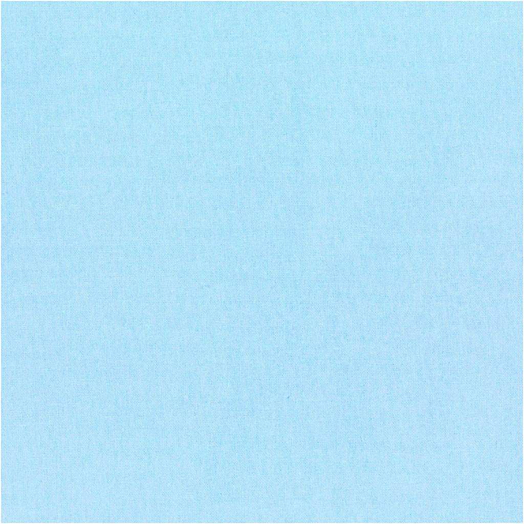 Tissu Creativ company, l: 145 cm, 140 gr, turquoise clair, 10 m 1 rouleau