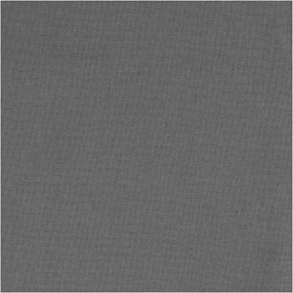 Tissu Creativ company, l: 145 cm, 140 gr, gris, 2 m 1 boîte