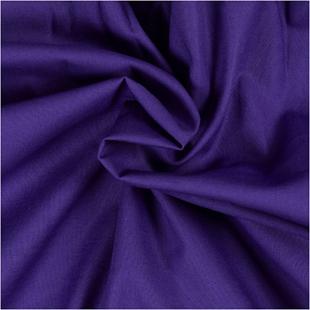 Tissu Creativ company, l: 145 cm, 140 gr, violet, 10 m 1 rouleau