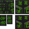 Kit d'autocollants pour fourche et amortisseur Fox Racing Shox Heritage jusqu'au modèle 2020