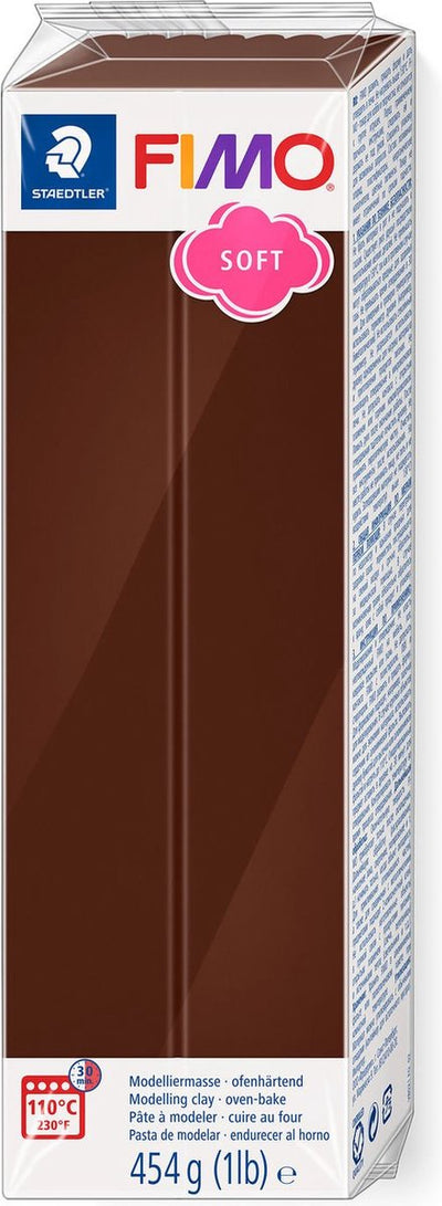 Pâte à modeler Fimo douce 454 g chocolat