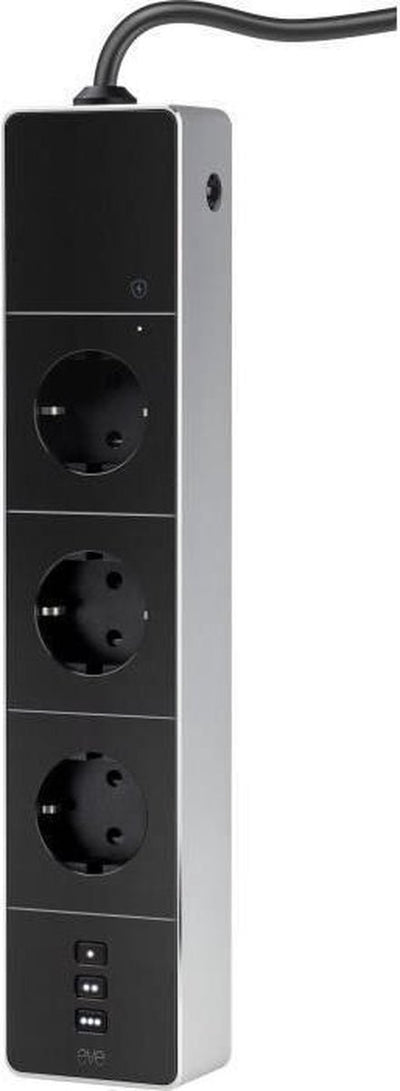 Barrette d'alimentation Ever Home Eve - Multiprise intelligente - Fonctionne avec le kit Apple Home
