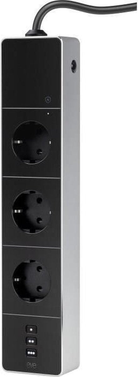 Barrette d'alimentation Ever Home Eve - Multiprise intelligente - Fonctionne avec le kit Apple Home
