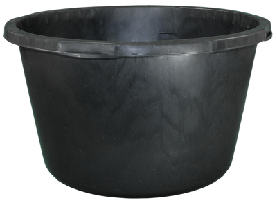 Gripline 1064629 - -d baignoire 40l noir avec 4 poignées et gamme de litres | 5 pièces