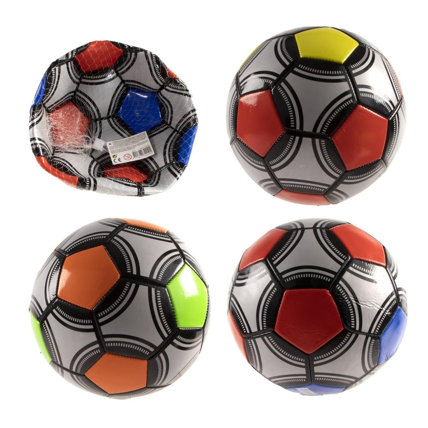 Ballon de football taille 5, 285 grammes, 3 assortis