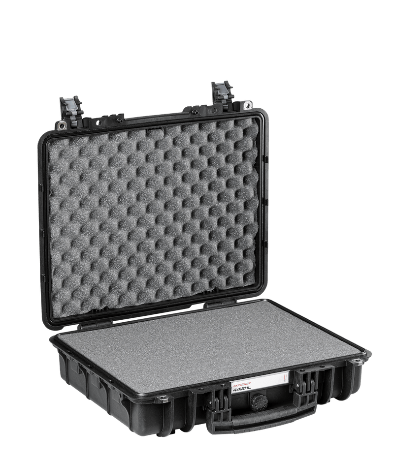 Cas d'explorateur 4412hl Black Black avec mousse de touffe