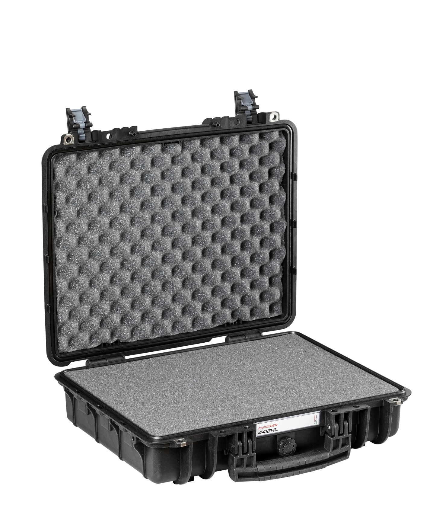 Cas d'explorateur 4412hl Black Black avec mousse de touffe
