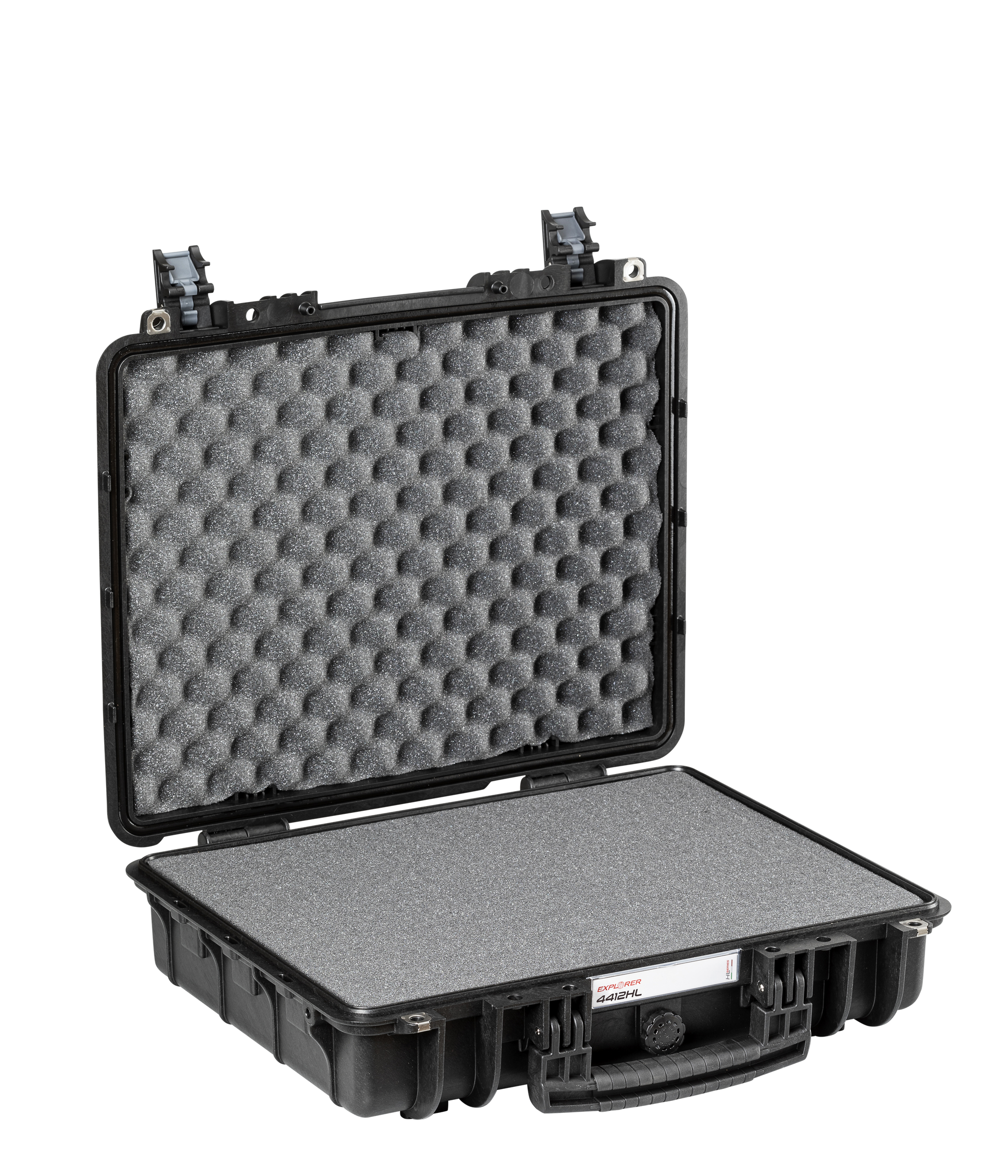 Cas d'explorateur 4412hl Black Black avec mousse de touffe
