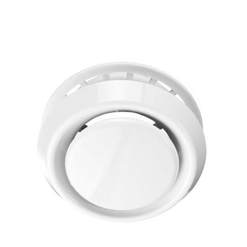 Soupape d'air plastique blanc 100 mm