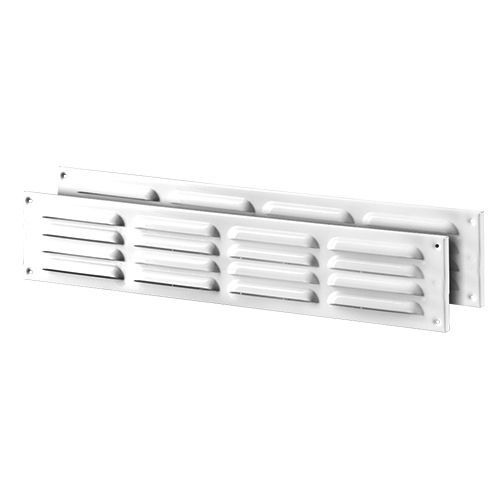 Grille de porte blanche 305x80 mm 2 pcs