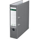 Ordner leitz 1010 carton largeur 8cm gris insert étiquette trou de préhension