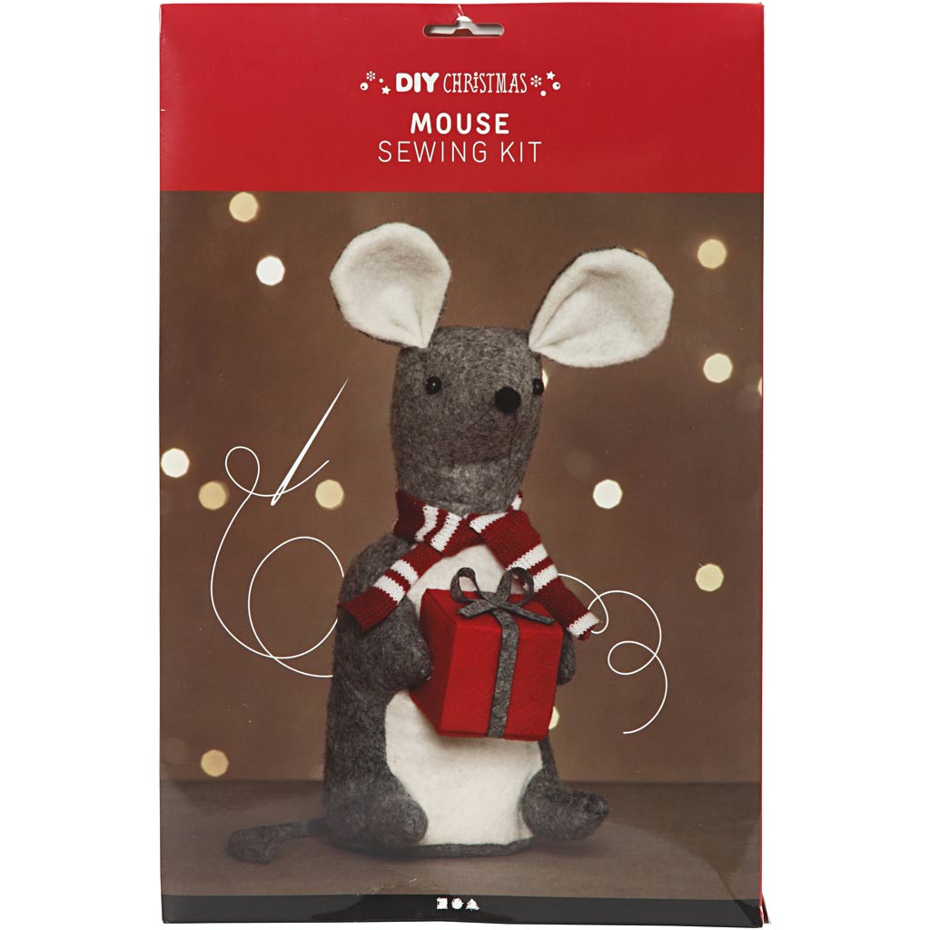 Creativ company Souris de Noël, h: 30 cm, 1 pièce