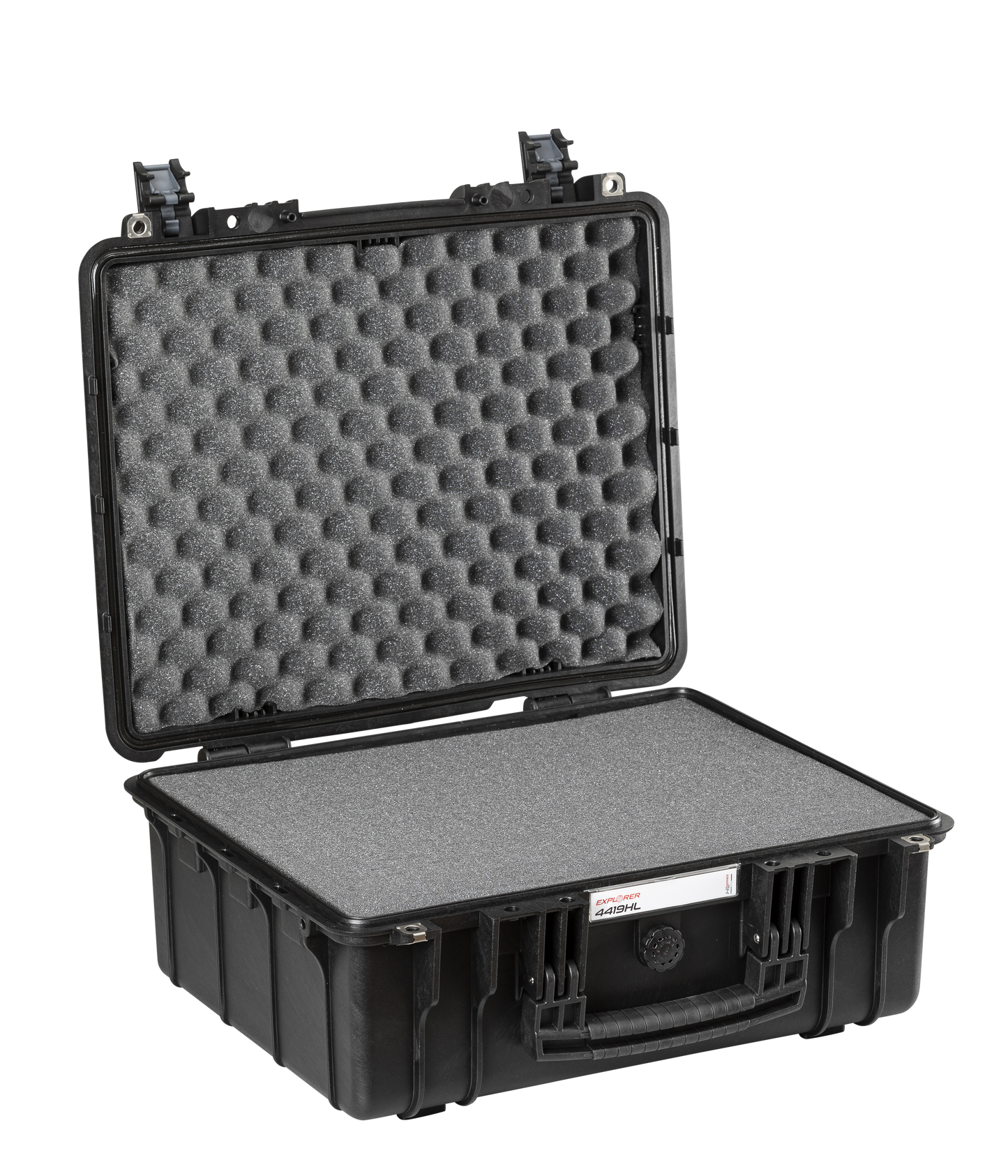 Cas d'explorateur 4419hl Black Black avec mousse de touffe