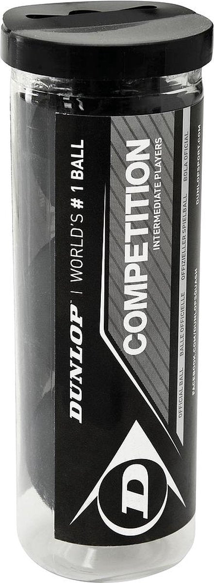 Balle de squash Dunlop - noire