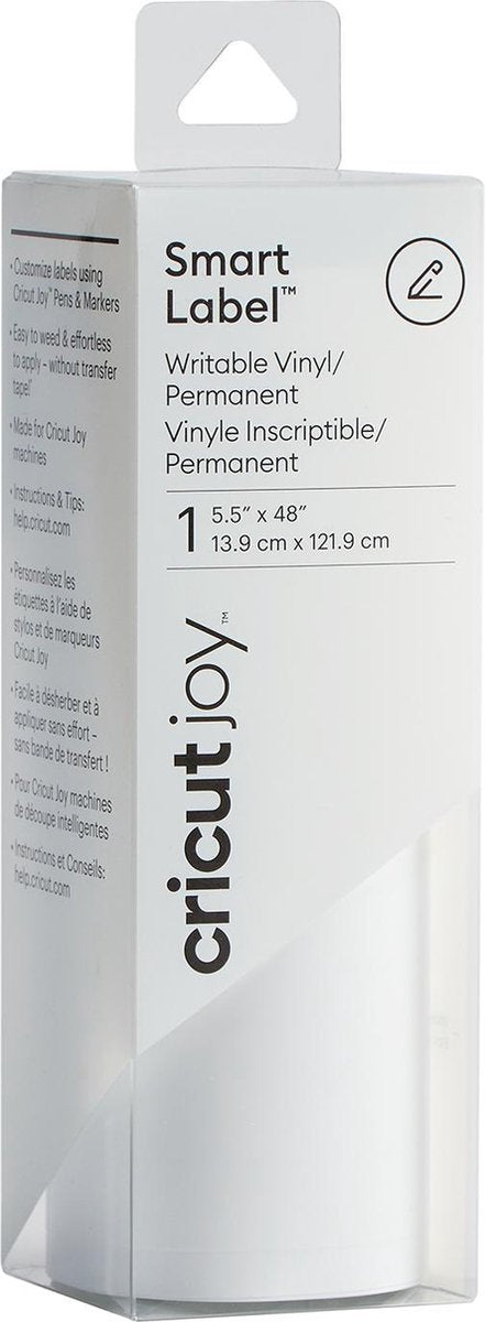 Feuille de vinyle permanente Cricut blanche