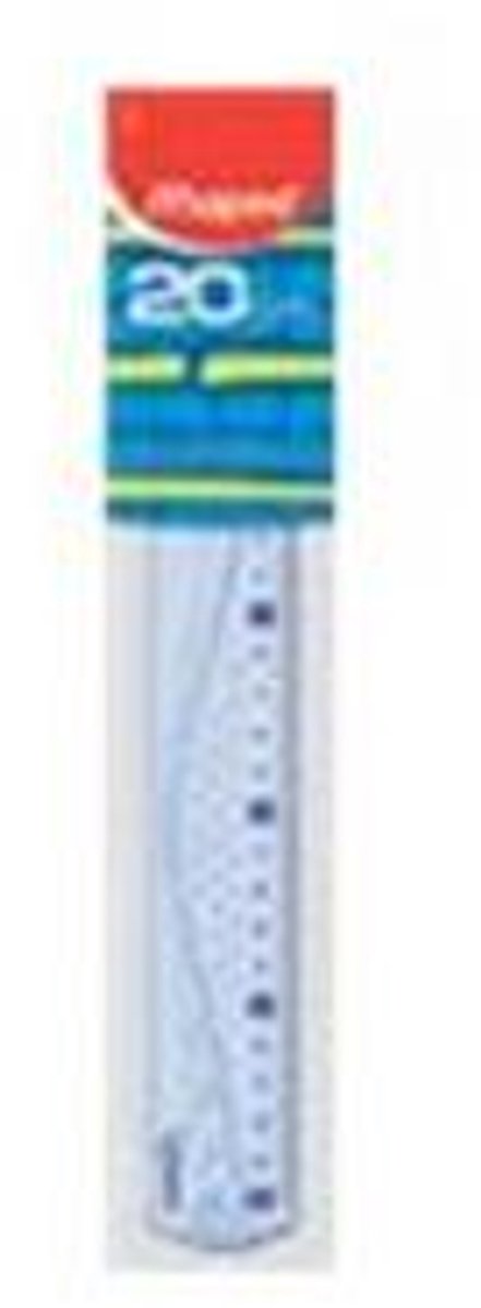 Maped office règle maped géométrique 20 cm transparente