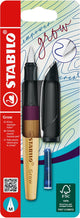 Stylo plume Stabilo Grow, prune rouge cerise