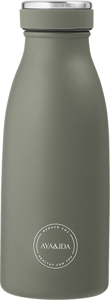 Aya ida - gourde - thermos - bouteille d'eau - 350ml - vert tropical