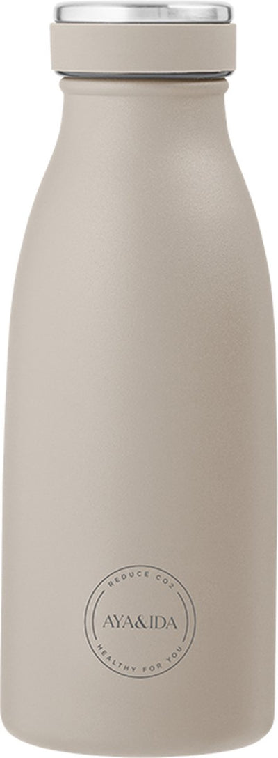 Aya ida - gourde - thermos - bouteille d'eau - 350ml - beige crème