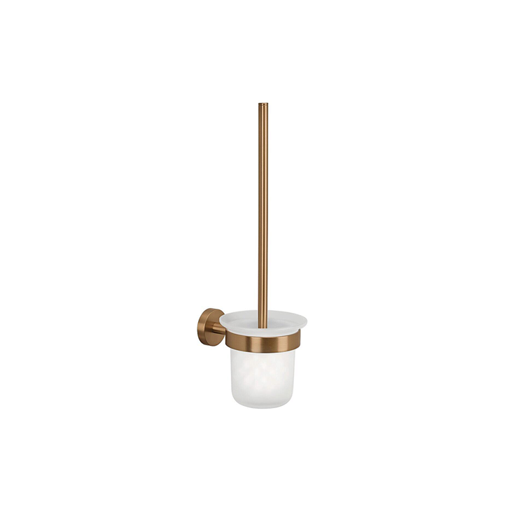 Tesa 1072312 - brosse de toilette en bronze lune | 2 pièces