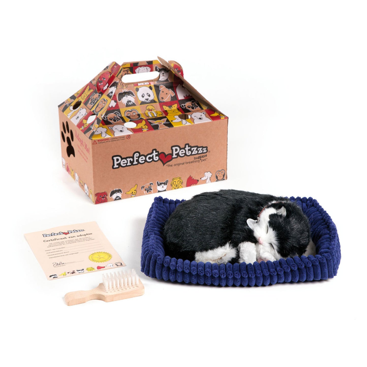 Perfect Petzzz Perfect Petzzz Cat noir et blanc doux
