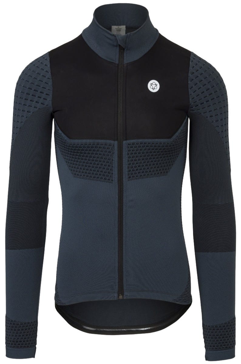 Chemise de cyclisme sans couture à manches longues pour hommes