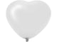 Haza ballons coeur blanc 6 pcs