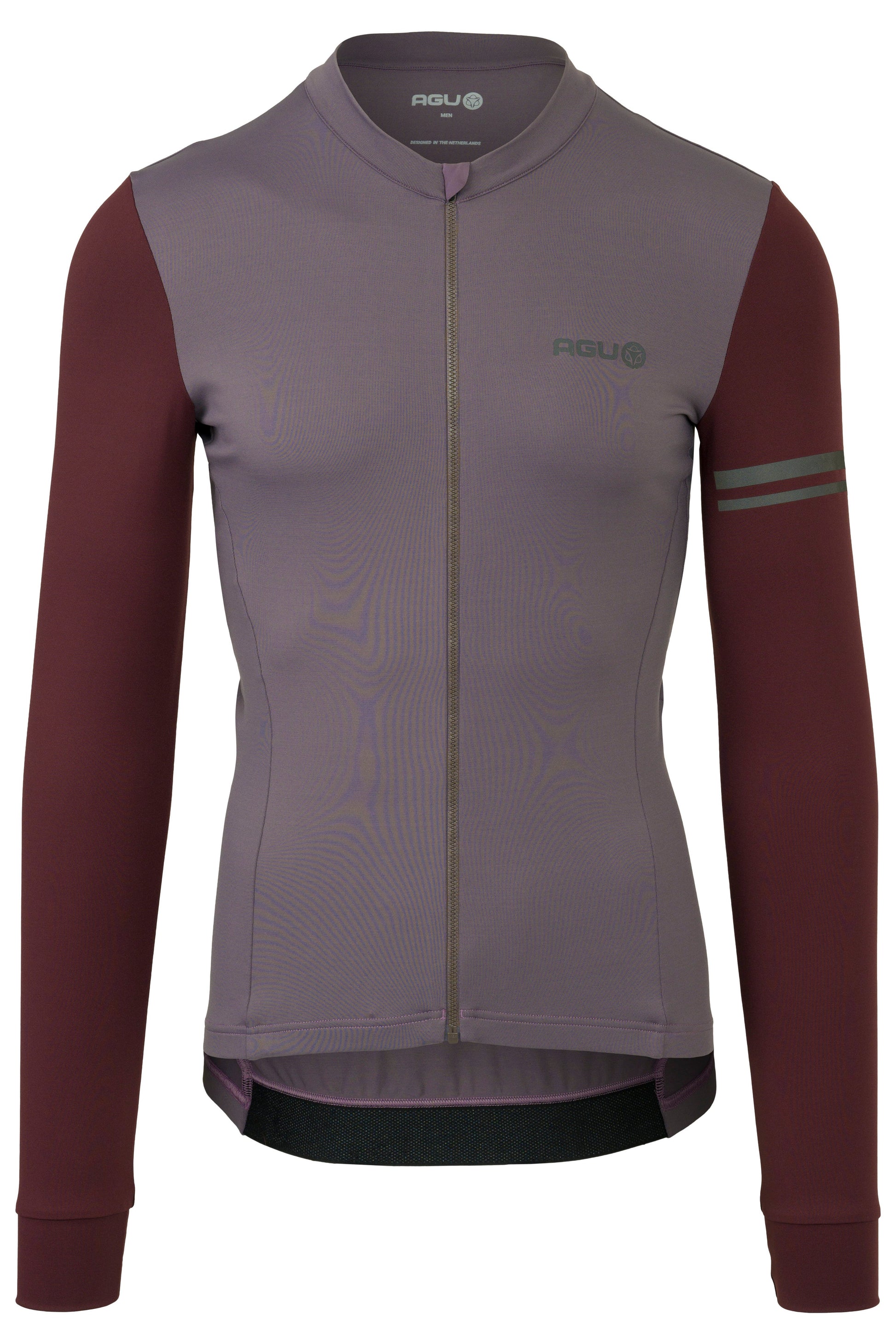 Chemise de cyclisme Colorblock à manches longues pour hommes