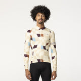 Chemise de cyclisme carrée à manches longues performance hommes - afbeelding 1