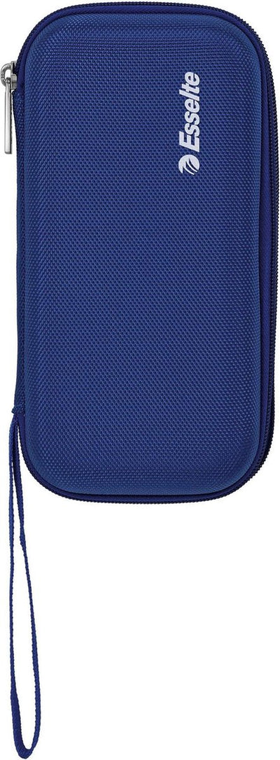 Housse de protection universelle Esselte pour calculatrices Ti et Casio - en nylon - bleu