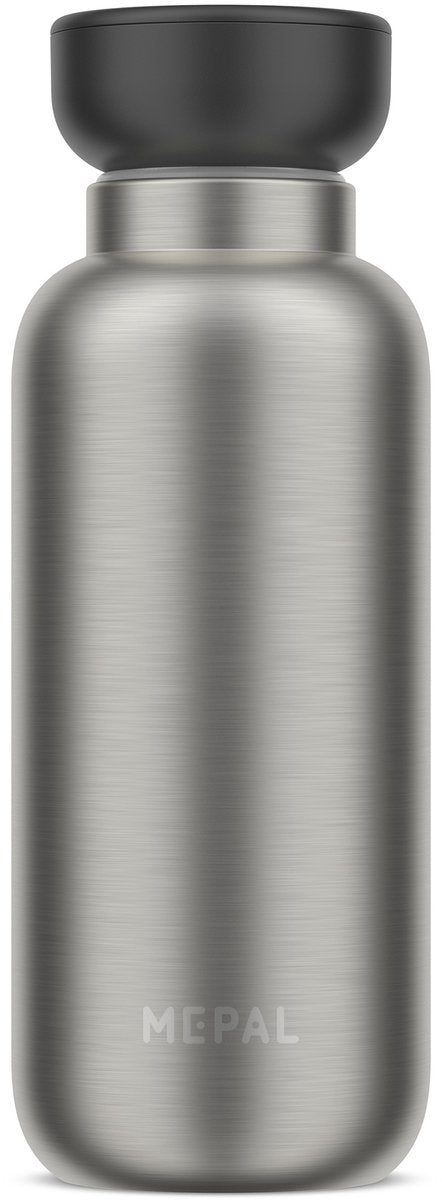 Mepal bouteille thermo ellipse - 350 ml - bouteille isotherme - étanche - noir nordique