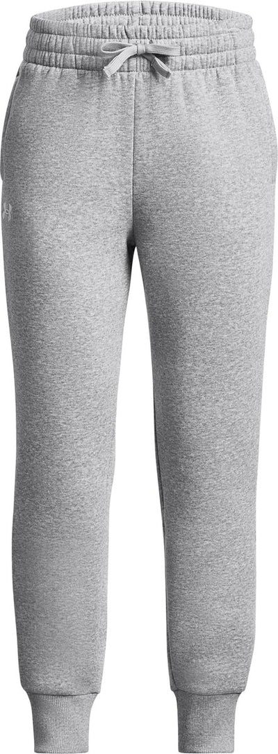 Pantalon de sport unisexe Under Armour UA Rival Fleece Joggers - Gris - Blanc