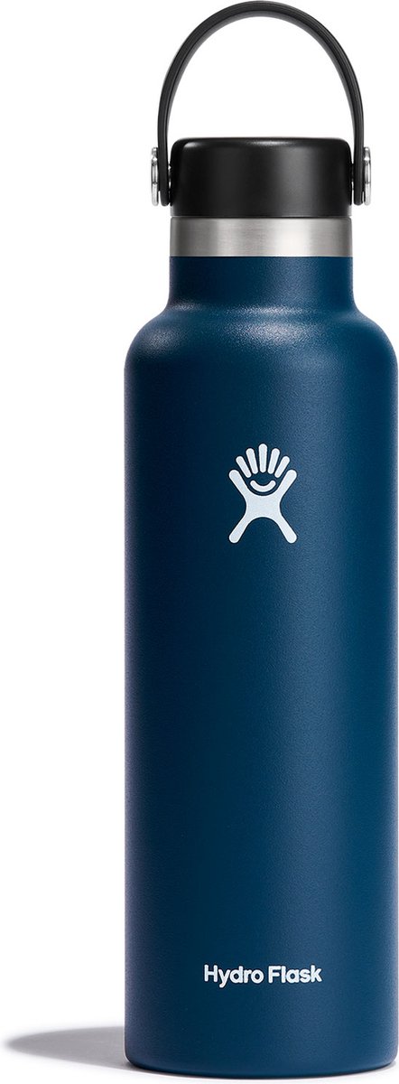 Bouteille à boire à bouchon flexible à bouche standard Hydro Flask (621 ml) - indigo