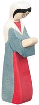 Holztiger Christmas - maria gray pink - 6x2x15cm - wooden figure - handmade